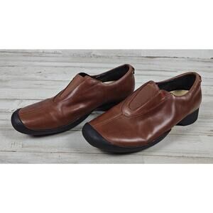 WOLKY High-Quality Brown Leather Slip-On Shoes EU 38 US Women's 7.5